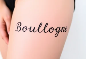 Boulogne tattoo idea