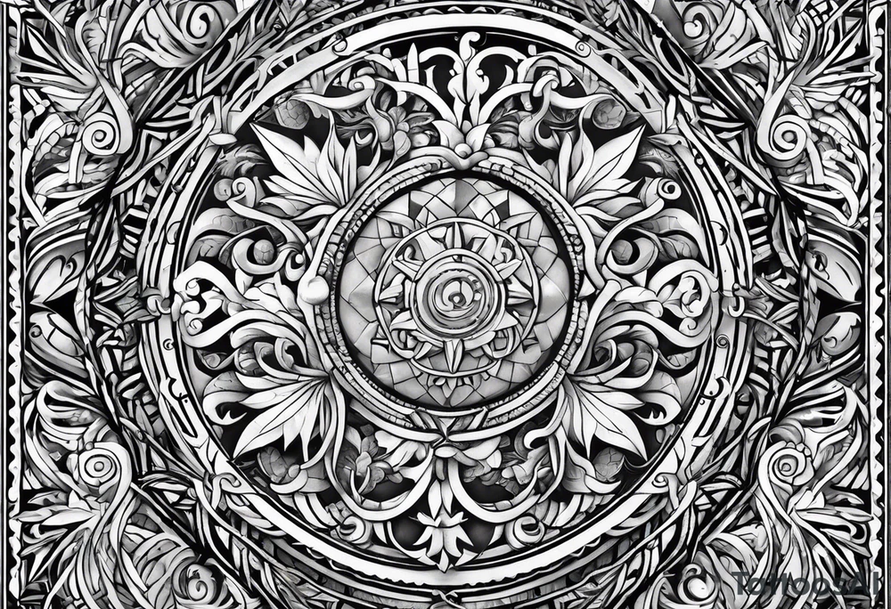 Traditional Christos symbol tattoo idea