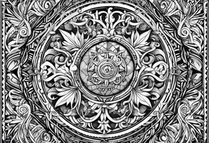 Traditional Christos symbol tattoo idea