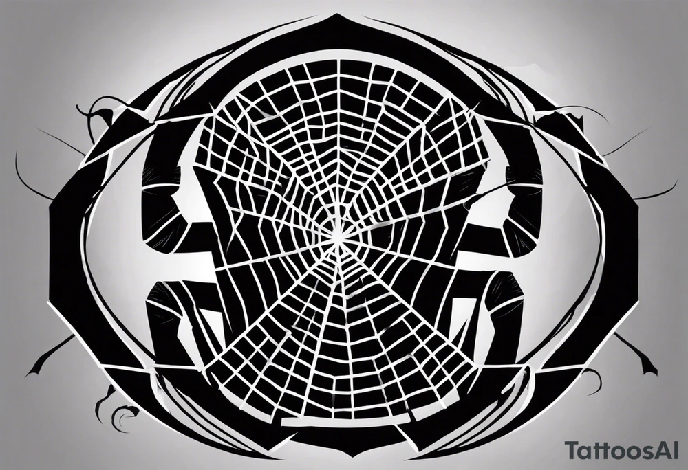 Design a powerful inner bicep tattoo for a dark-skinned black male featuring Anansi the Spider from Ghanaian mythology. Anansi is depicted weaving a web made from bright, crackling lightning bolts. The web extends outward from the center of the design, creating an intricate, flowing pattern. The lightning web should be sharp and dynamic, symbolizing energy and power, while Anansi sits calmly at the center, representing wisdom and control.

The spider should have a stylized, bold appearance, with strong, clean lines that stand out on dark skin. The lightning bolts in the web should feature bright, vivid colors like electric blue or white, contrasting well against the dark skin tone. Surrounding the web, subtle clouds or storm elements should fade into the background to create depth and dimension without overpowering the central design. Ensure that the web and lightning bolts are the primary focus, with fine detail that reflects both strength and intellect.”
Inner bicep tattoo idea