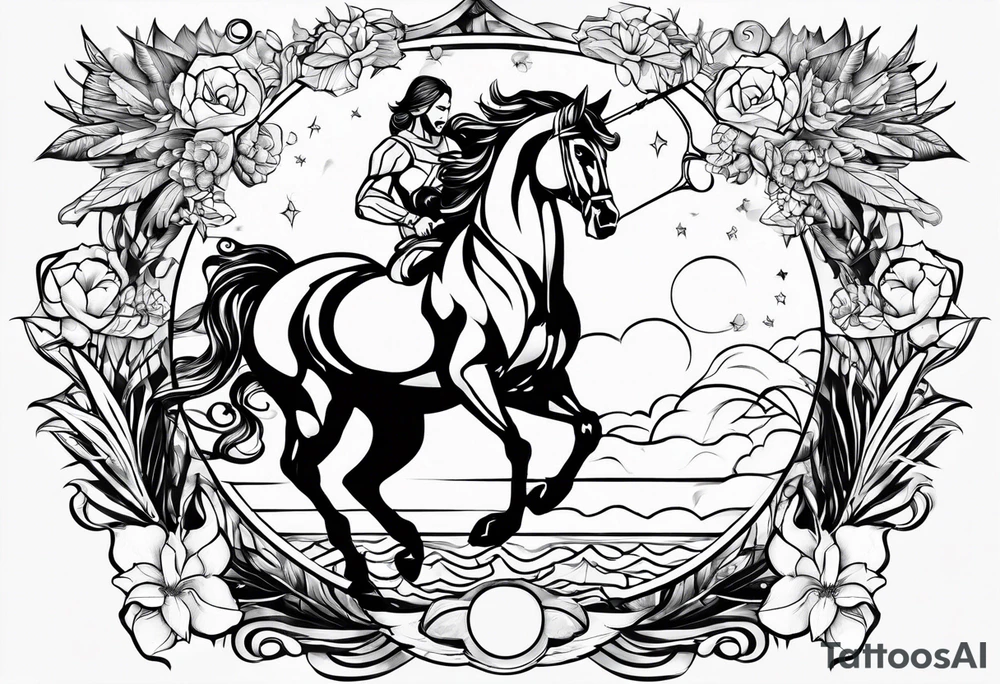 Dominic, Sagittarius, Florida tattoo idea