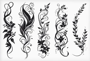 Sleeve tattoo. Vines wrapping around the arm. tattoo idea