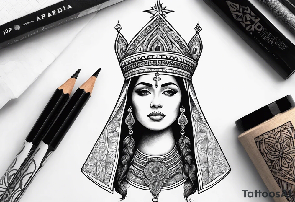 Nossa senhora aparecida tattoo idea