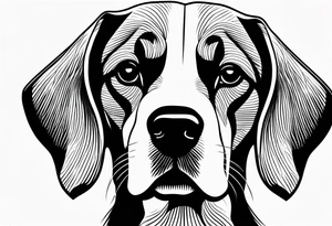 Beagle tattoo idea