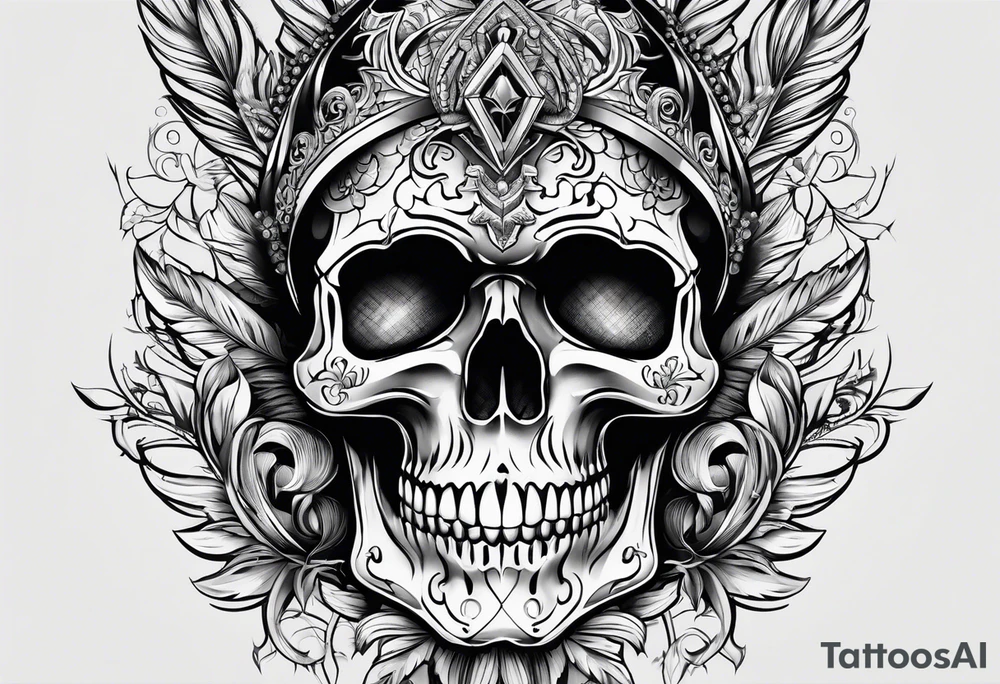 skull tattoo idea