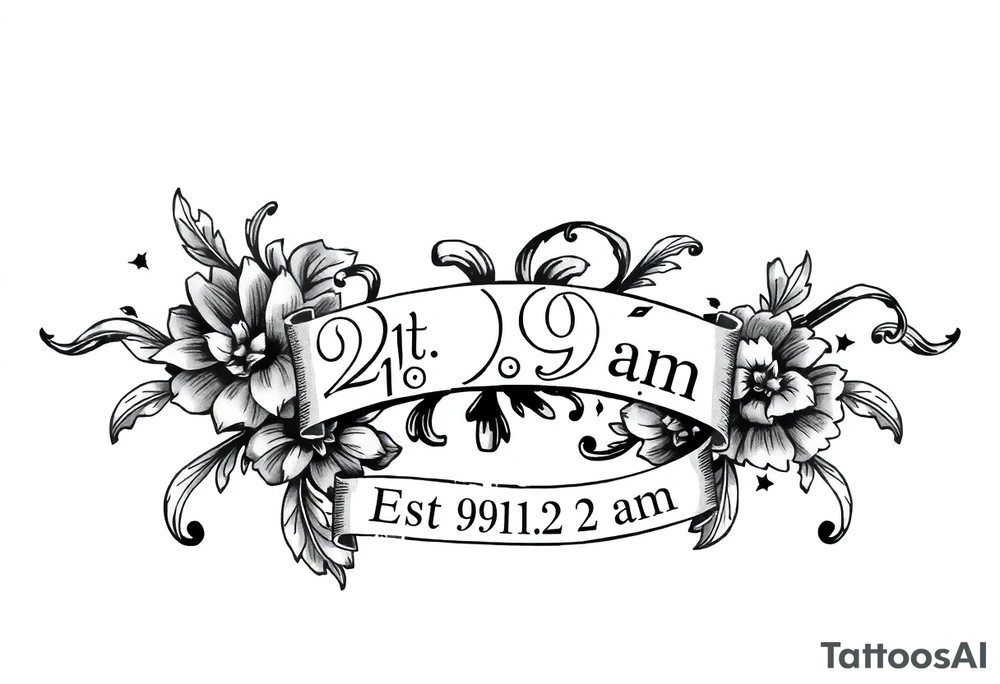 Est. 1991  2:22 am tattoo idea