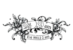 Est. 1991  2:22 am tattoo idea