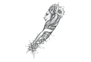 Leo who is hurt and trying to recover from addiction tattoo idea