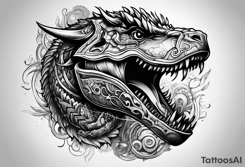 Dinasour tattoo idea
