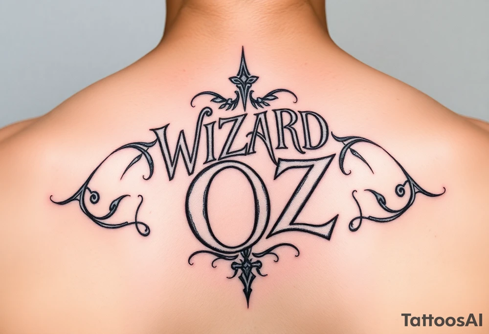 Wizard of oz tattoo idea
