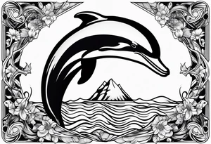 dolphin tattoo idea