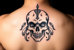Mexican-skull tattoo idea