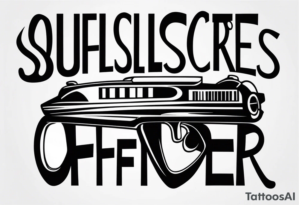 sunglasses Officer tattoo idea