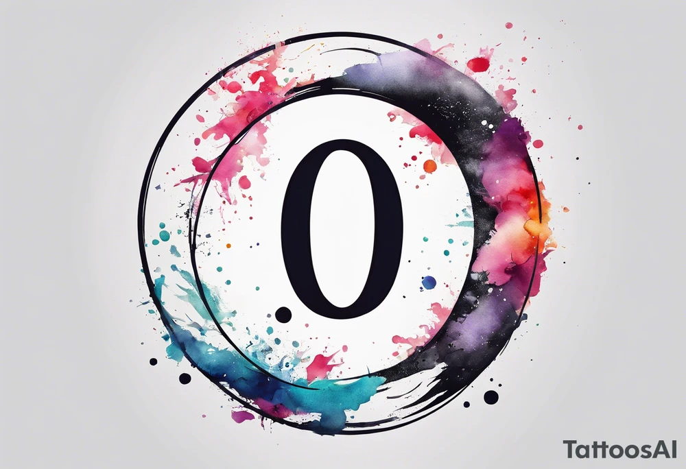 Enso symbol with words integrity, loyalty, honesty tattoo idea