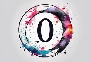 Enso symbol with words integrity, loyalty, honesty tattoo idea