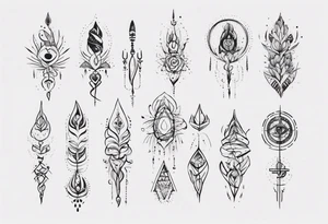 unalome tattoo idea