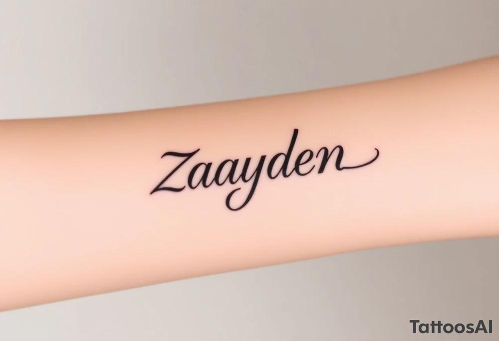 Zayden tattoo idea