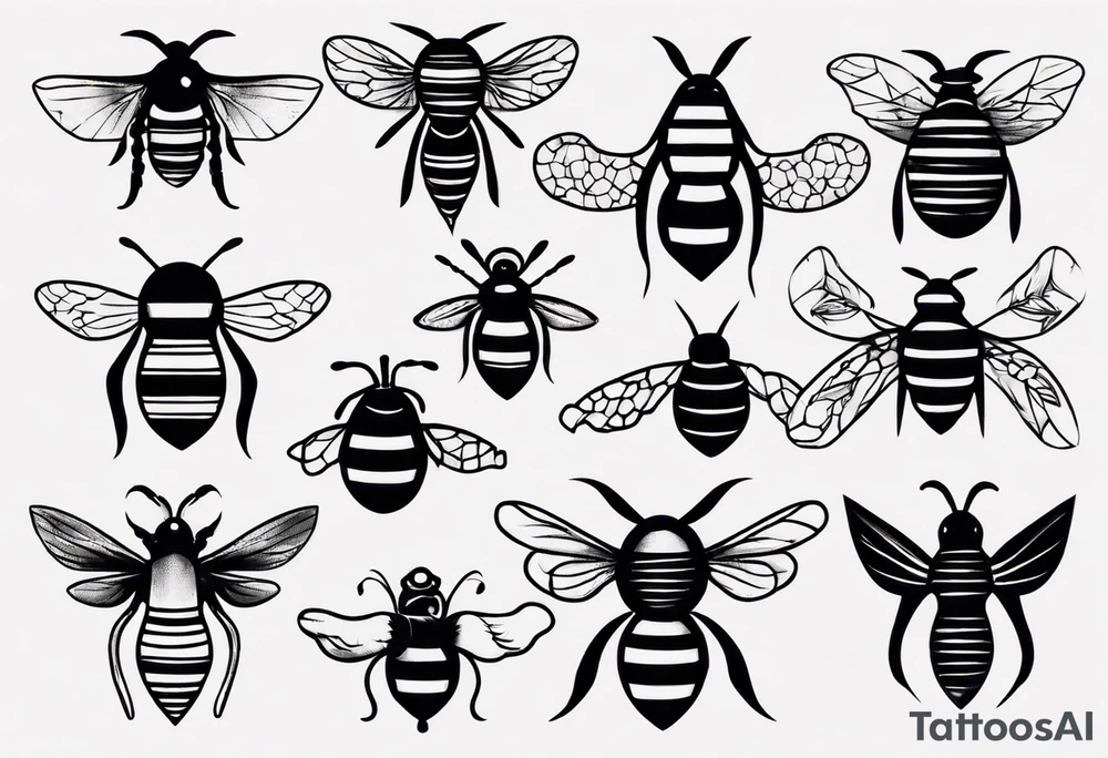 Biene tattoo idea