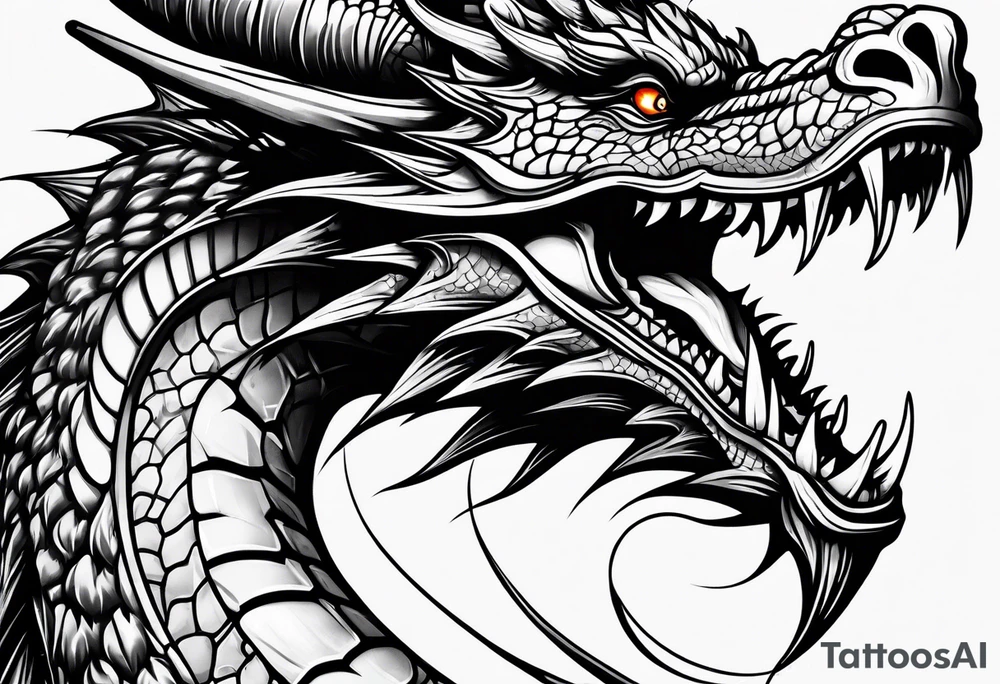 Dragon tattoo idea
