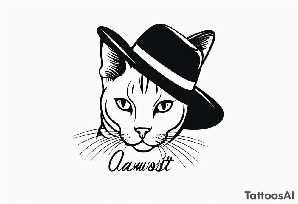 *cat with a hat* tattoo idea