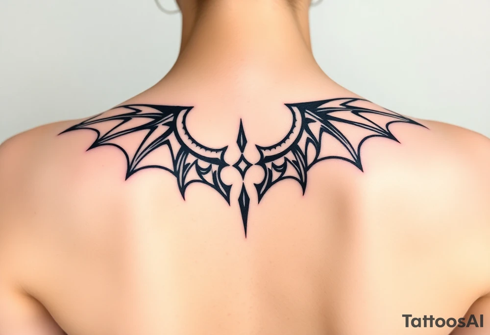 Dragon wings tattoo idea