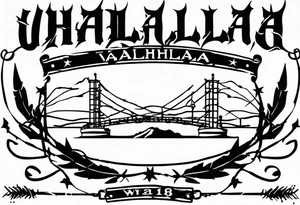 valhalla barb wire prison tattoo idea