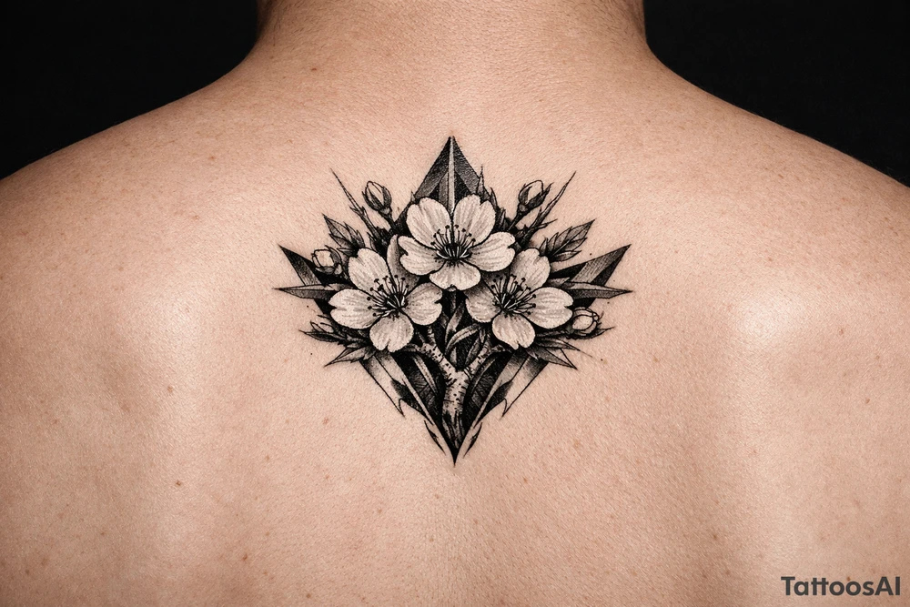 Cherry blossoms tattoo idea