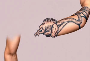 dinosaur tattoo idea