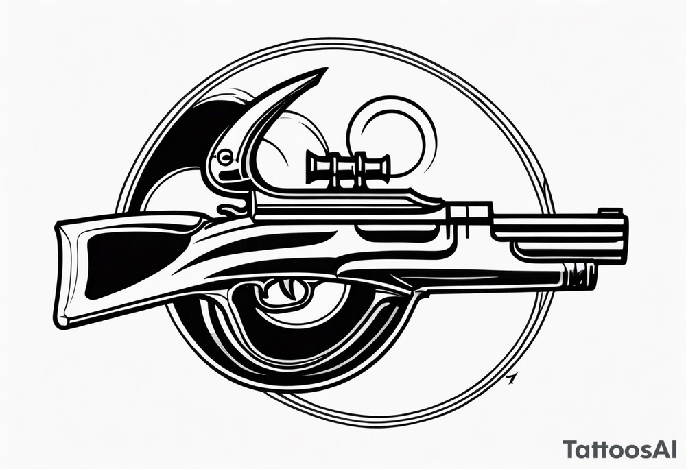 capricorn with a shotgun tattoo idea