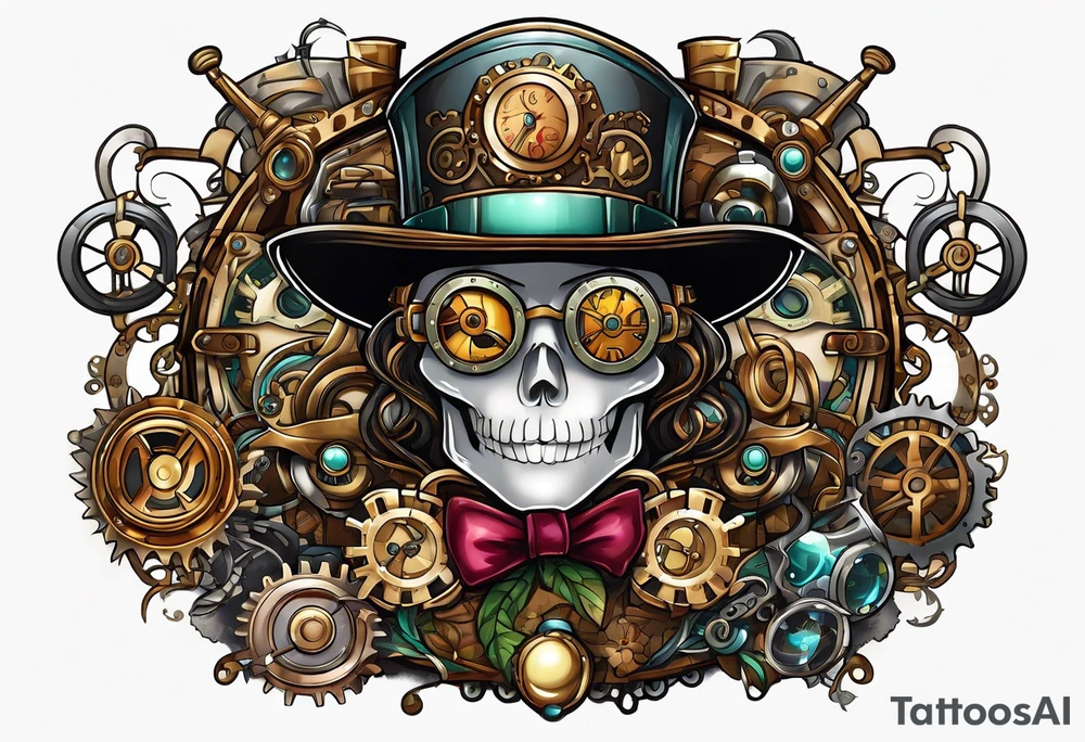 Steampunk tattoo idea