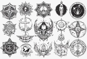 equality, social justice, service to humanity, and tolerance for other religions tattoo idea