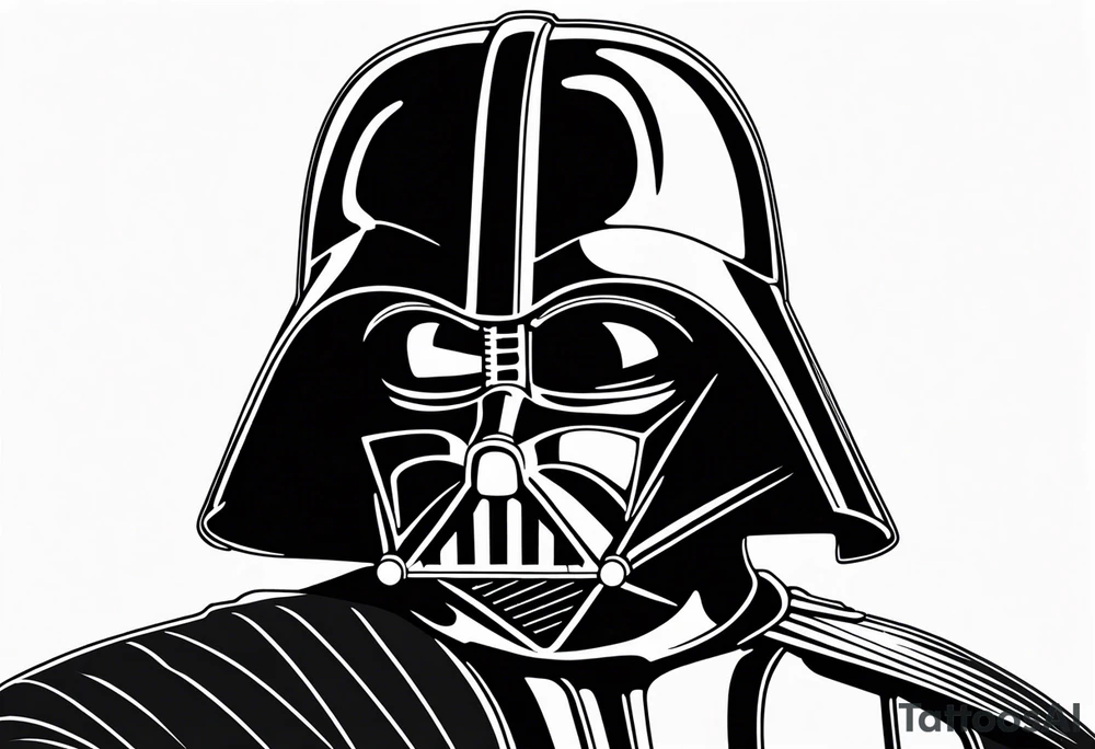 X wing Darth vader tattoo idea