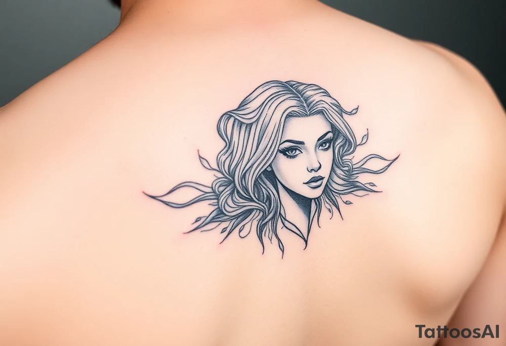 Small sister tattoo idea