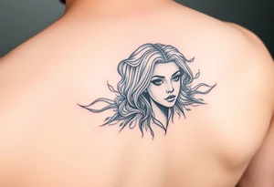 Small sister tattoo idea