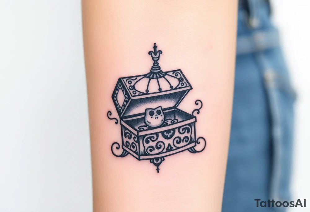 Pandora’s box, Tim Burton style tattoo idea