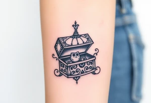 Pandora’s box, Tim Burton style tattoo idea