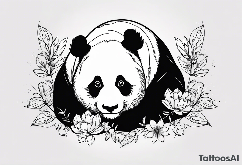 panda tattoo idea