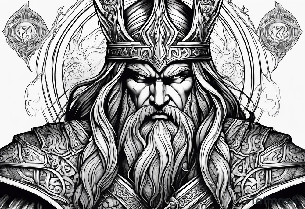 Odin Thor Hades tattoo idea