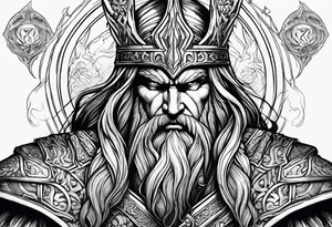 Odin Thor Hades tattoo idea
