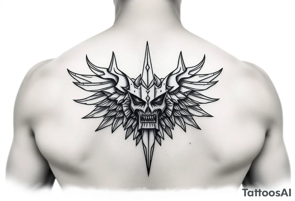 hełm wikingów tattoo idea