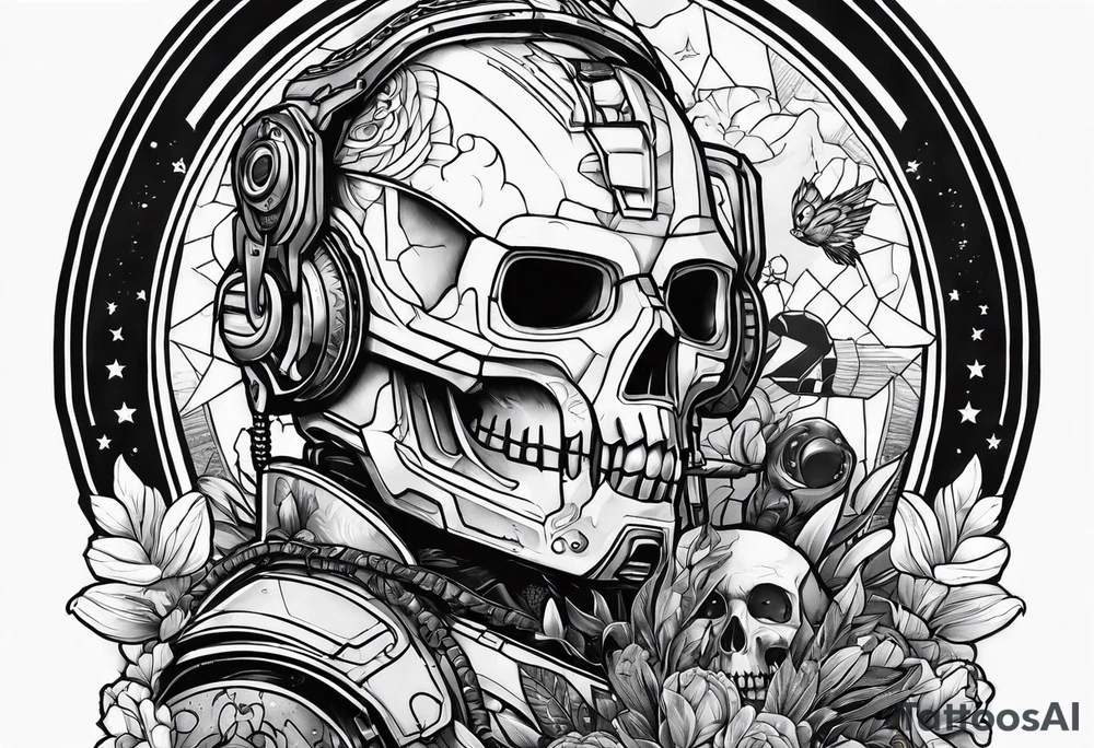 Love, Death & Robots tattoo idea