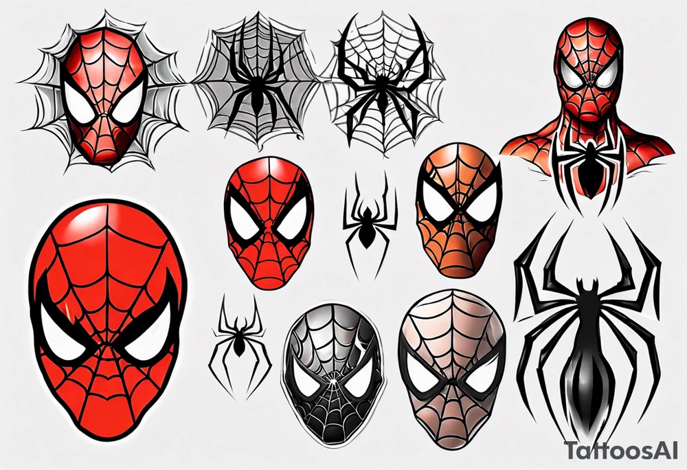 Spiderman tattoo idea