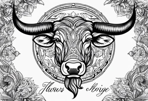 taurus tattoo idea