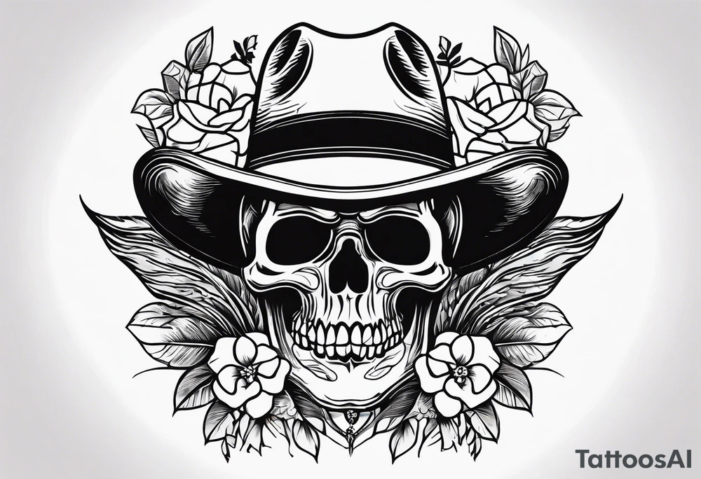 Western, punchy tattoo idea