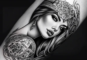 Women tattoo idea