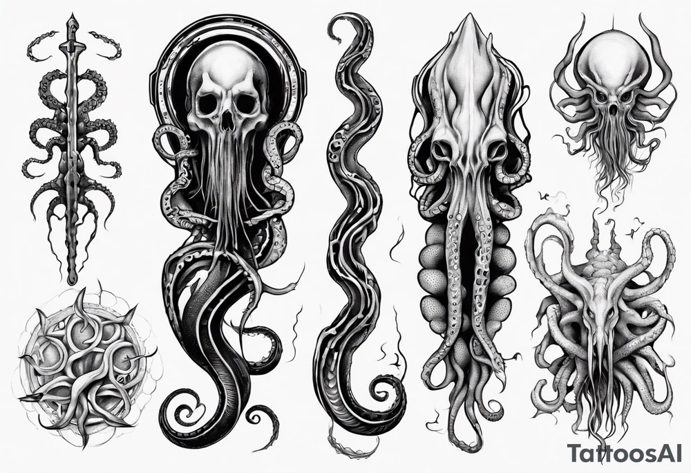 lovecraft myth tattoo for forearm tentacle +++ tattoo idea lovecraft myth tattoo for forearm tentacle +++ tattoo idea