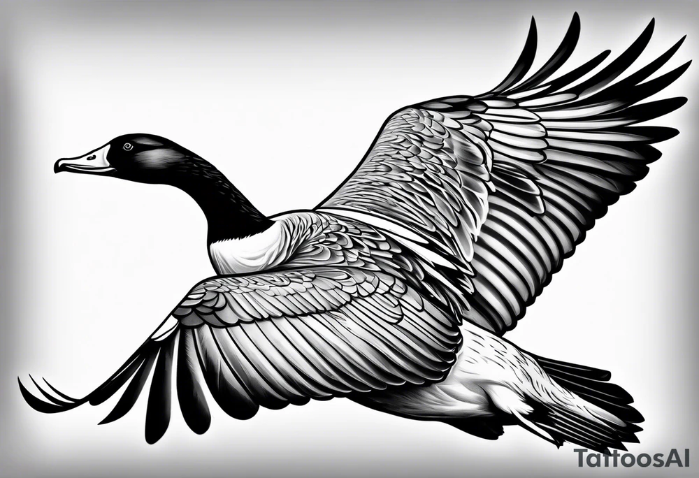 Goose hunting tattoo idea