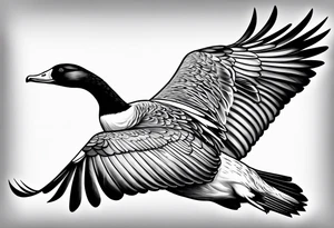 Goose hunting tattoo idea