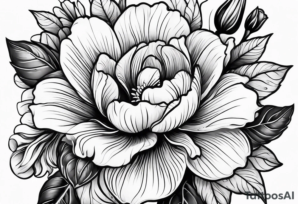 flower tattoo idea
