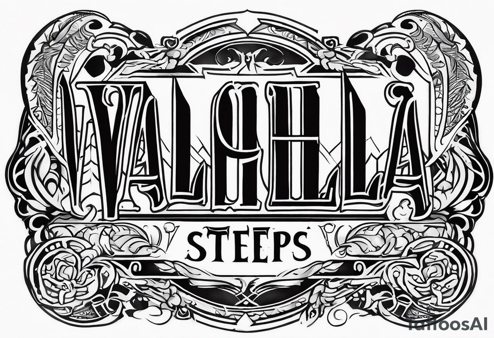 Valhalla  steps tattoo idea